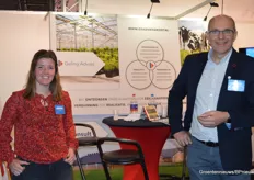 Julie Beurskens and Johan de Vos of Geling Advies were new at the fair. On the advice of clients from other agricultural sectors, they had come to Gorinchem to bridge the gap with the (greenhouse) horticulture sector.